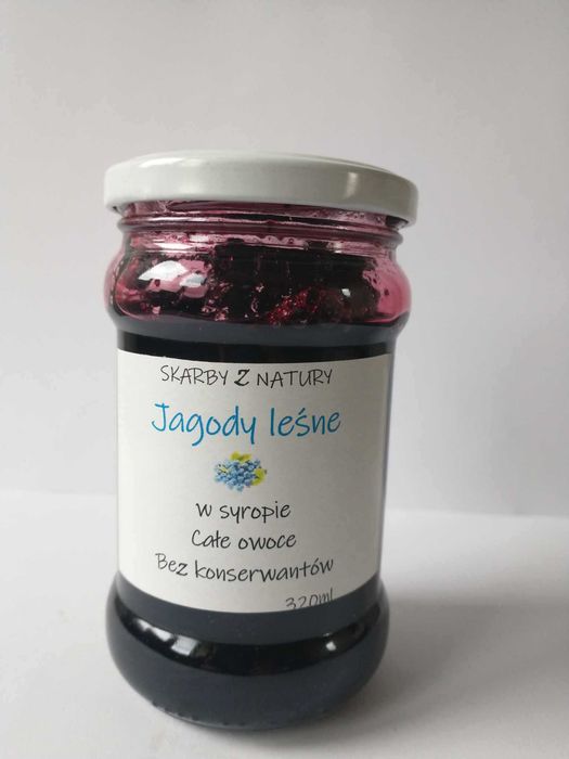 Jagody leśne słoik 320g