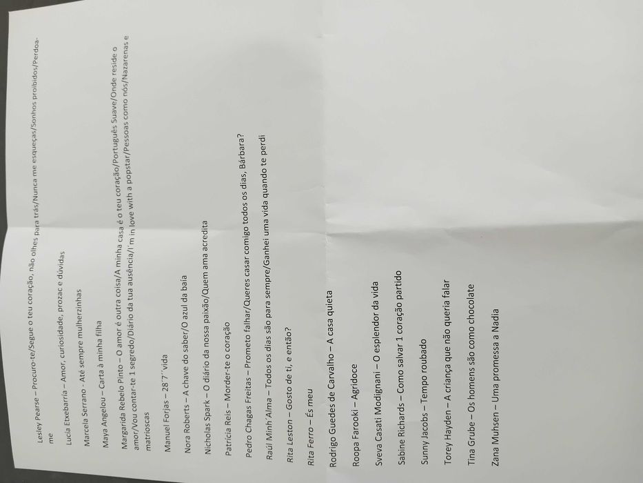 Ler faz bem! Livros em excelente estado