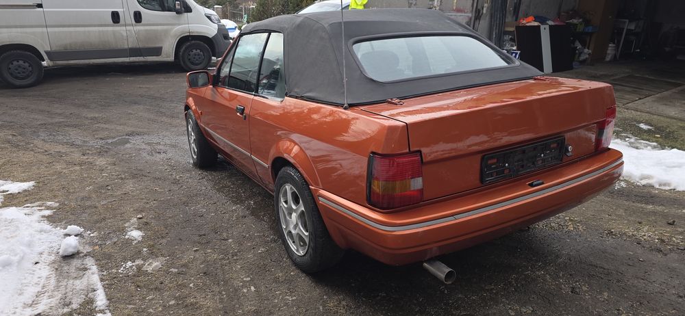 Ford escort mk4 cabrio 1.6 105 km Przebieg 46000 oldtimer auto cabrio