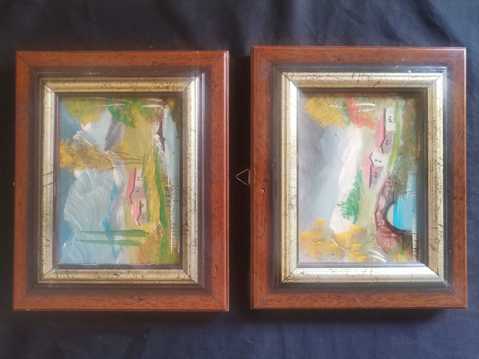Quadros pintados à mão