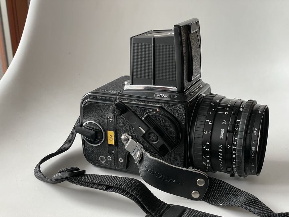 Hasselblad 503 CX + kaseta + 80mm