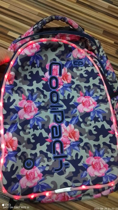 Plecak szkolny CoolPack świecący dla dziewczynki 1-6klasa