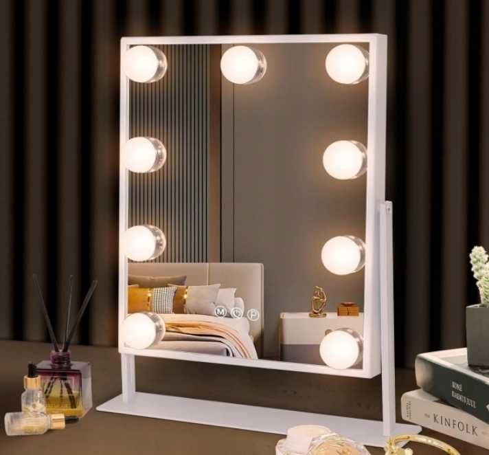Lusterko do Makijażu Bluetooth z Oświetleniem