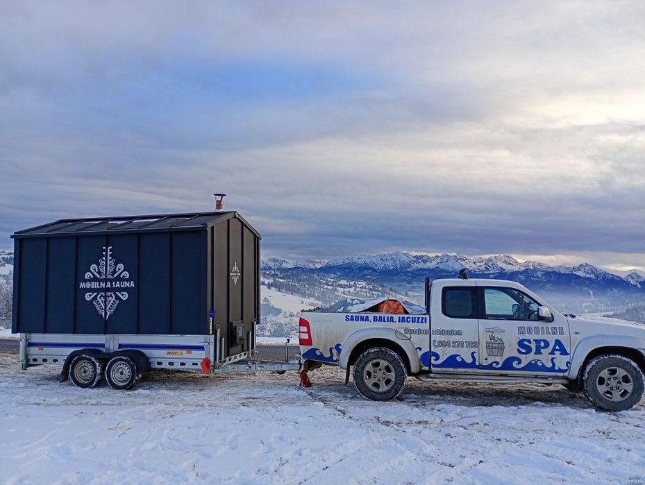 Gorąca Beczka HotTub Sauna Mobilna Balia Bania Jacuzzi
