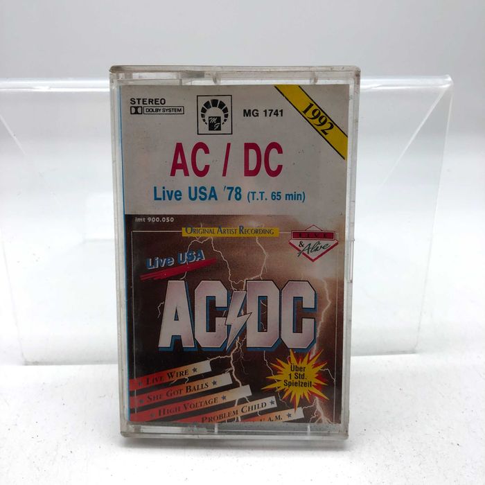kaseta ac/dc live usa '78 (3850)