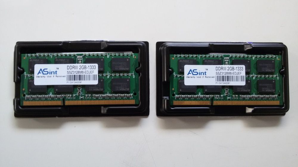 Memórias DDRIII 2GB-1333