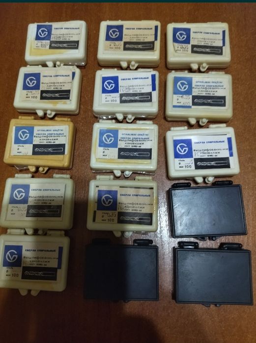 Мини свёрла 0,3 мм и 0,35 мм СССР