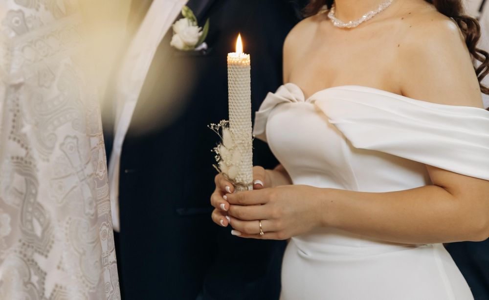 Сімейне вогнище. Семейный очаг.Свічки. Свечи. Вінчальні свічки