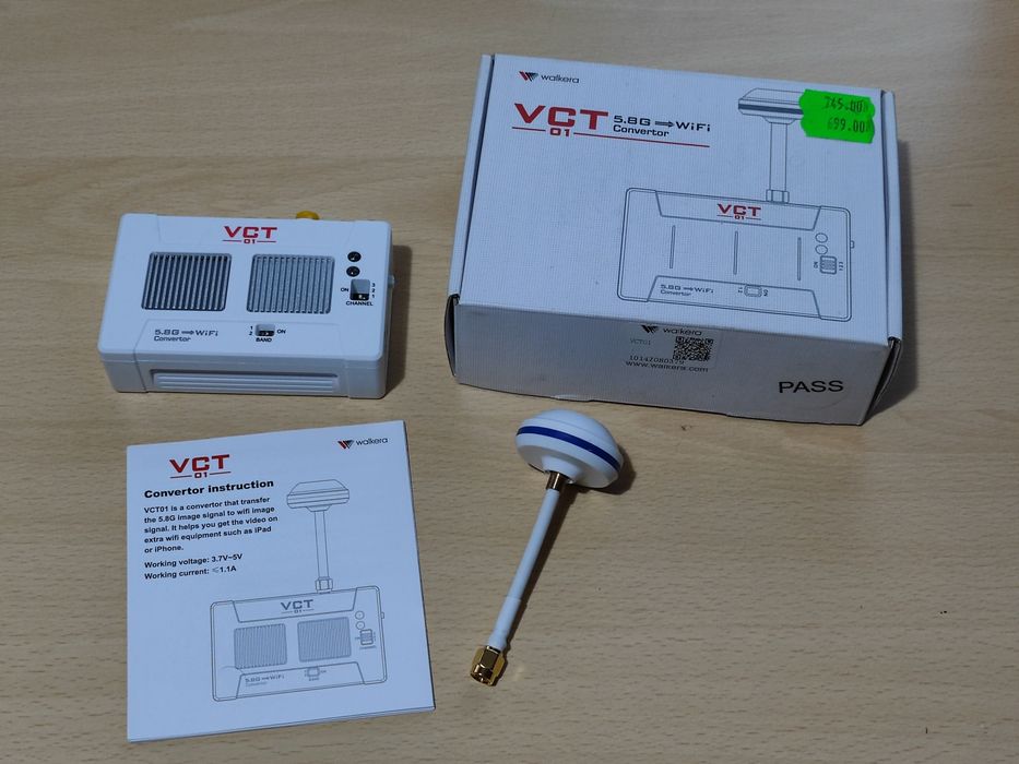 Konwerter 5GHz do WiFi Walkera Vct-01 5.8GHz To Wifi Video Convertor