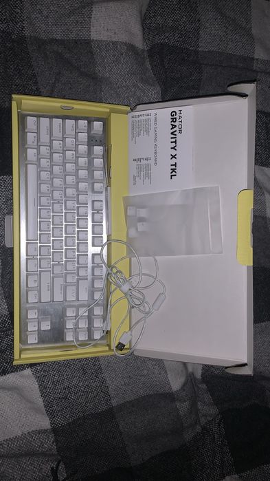 Механічна ігрова клавіатура Hator gravity x tkl White (HYK551UA)