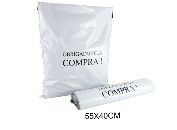 Sacos de envio com frase