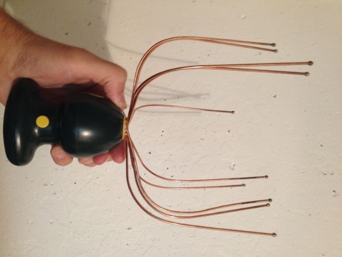 Massajador Magnético para a Cabeça