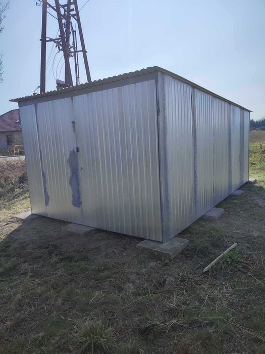 Garaż blaszany 3x5 II gatunek KLUCZBORK