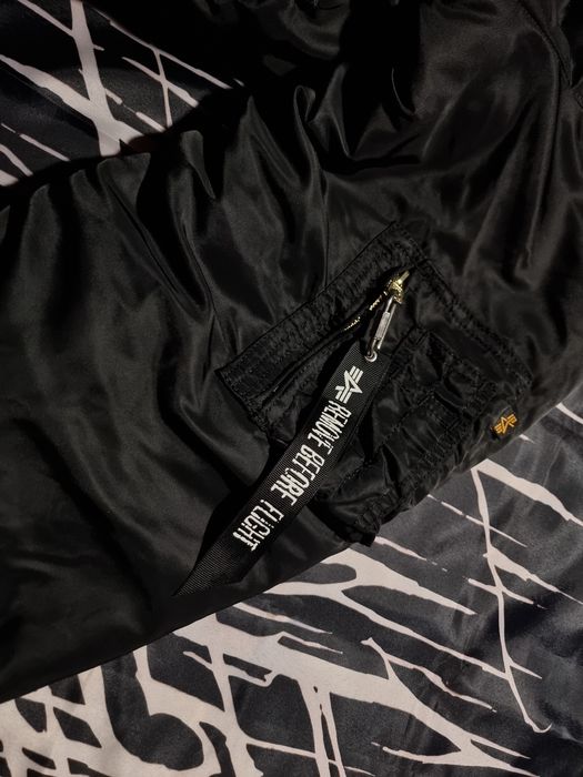 лента Alpha Industries Black(чёрная)