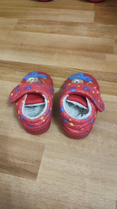 Дитячі тапочки на липучках "Ведмедик Паддінгтон" від TU 20 р. унісекс