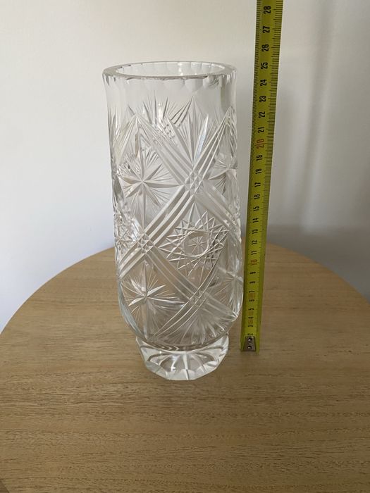 Krysztal wazon PRL