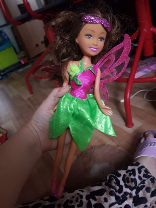 Lalka Wróżka ze skrzydełkami (Barbie Chelsea / Evi) – stan bdb
