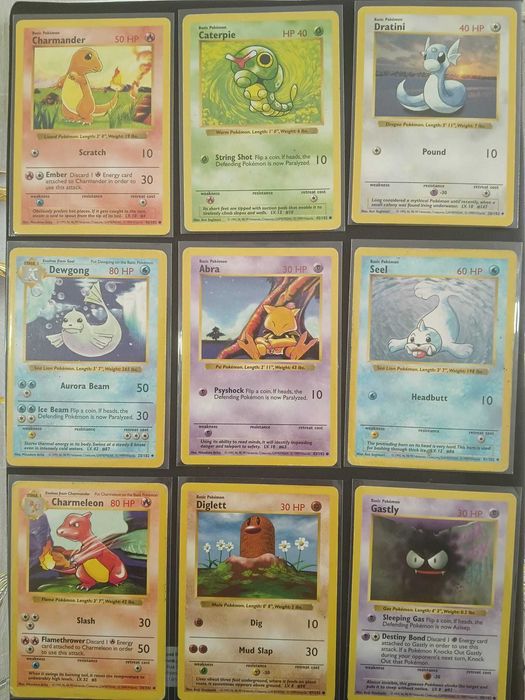 Pokemon TCG Base Set (Shadowless) coleção