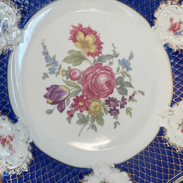 Patera porcelanowa z kobaltem – Rosenthal