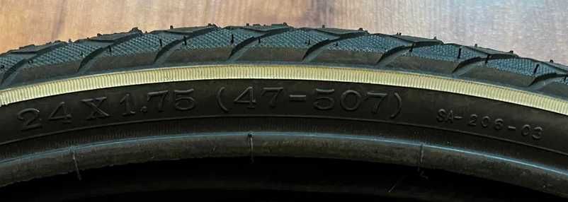Opona rowerowa Deli Tire 24x1.95