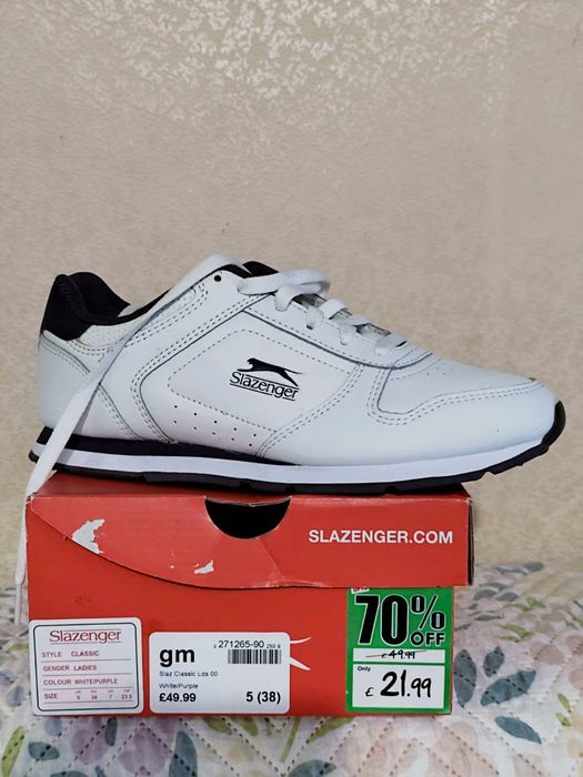 Кросівки Slazenger Британія натуральна шкіра