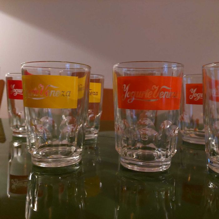 Copos de Iogurte Veneza dos anos 70