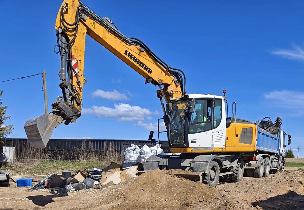 Liebherr A918  Sprzedam koparkę kołową Liebherr A918 187tys netto