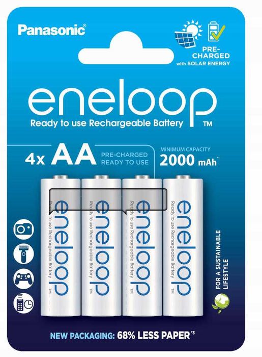Panasonic eneloop AA 2000mAh 4 szt akumulatorki