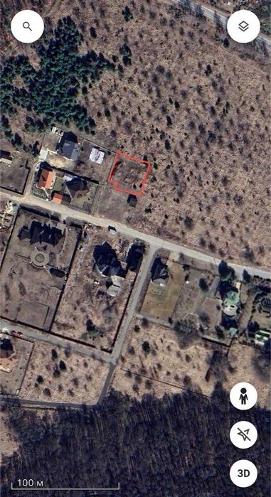 Продаж унікальної ділянки 9 сот з Соснами та видом на Заповідний ліс.