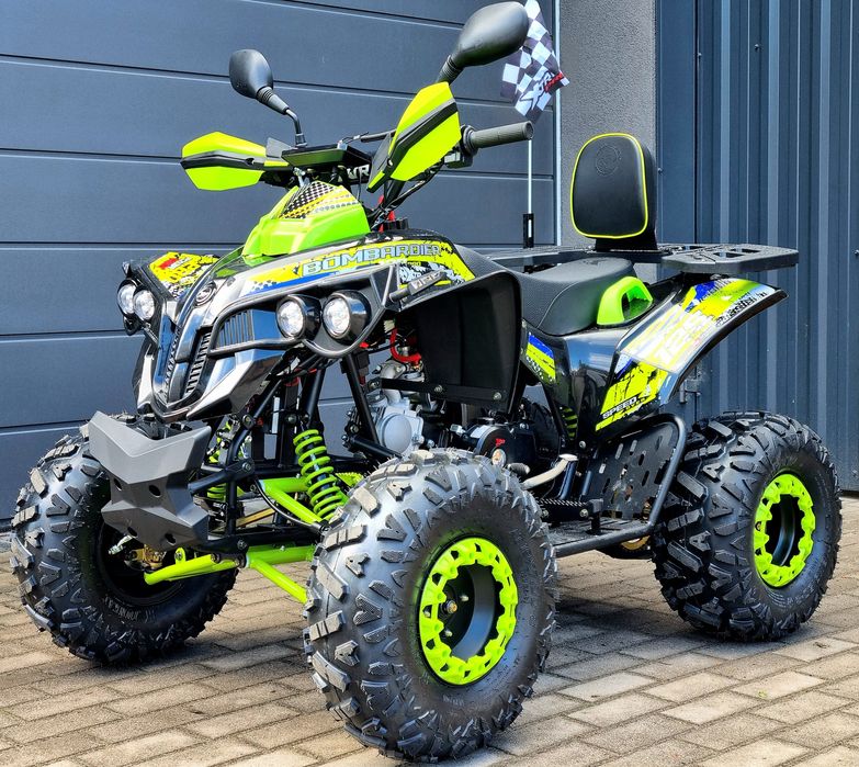 XTR Bombardier 125,Max opcja, Duże koła XL, Ledy,Raty,Dostawa Gratis