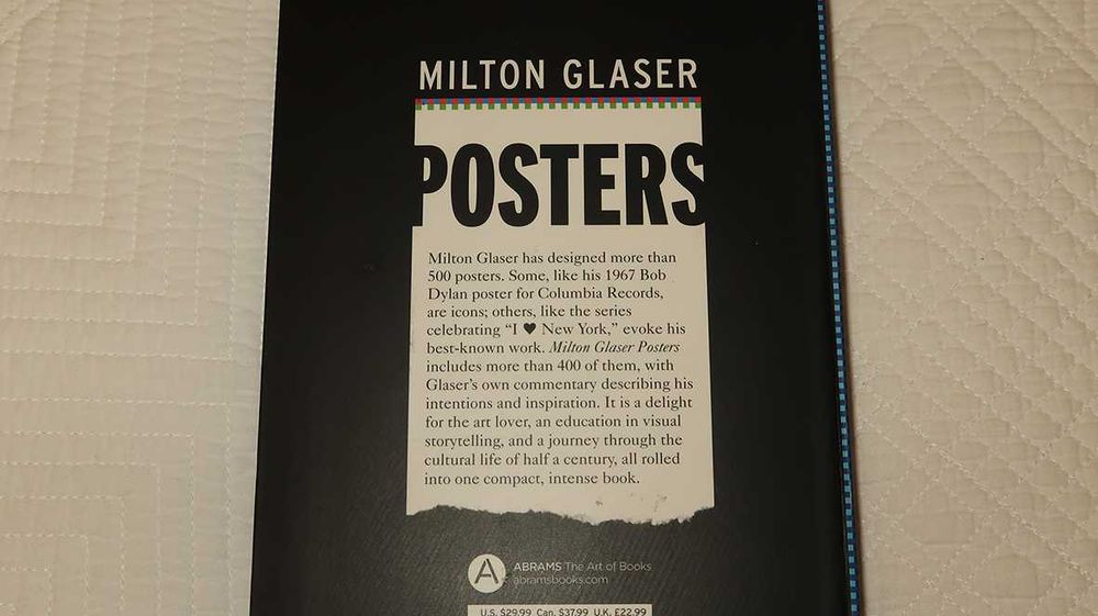 Livro Posters - Milton Glaser - Novo