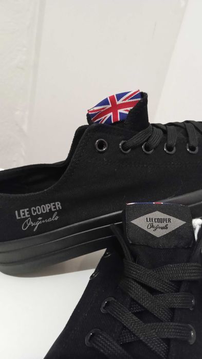 Czarne trampki Lee Cooper unisex r.41 Black sneakers