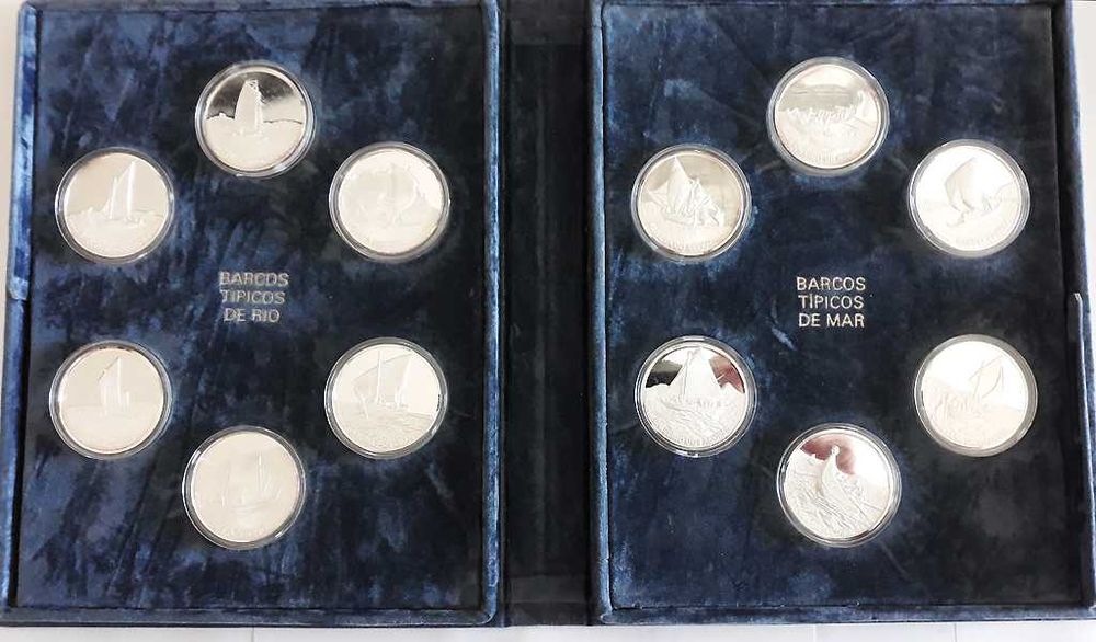 Barcos Tipicos de Rio e de Mar Prata Fina