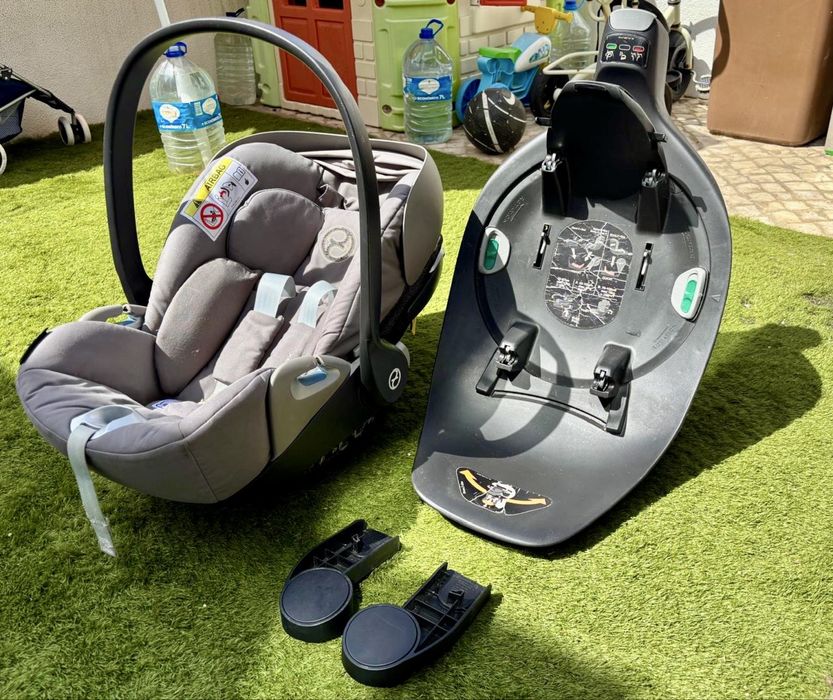 Ovo Cybex Cloud Z + adaptadores de carrinho