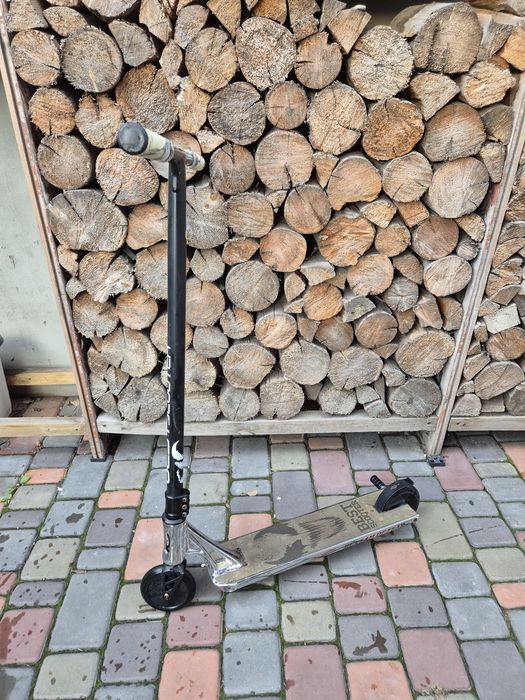Трюковий самокат Best Scooter Simbiot 120mm + Пеги. Гарний стан!