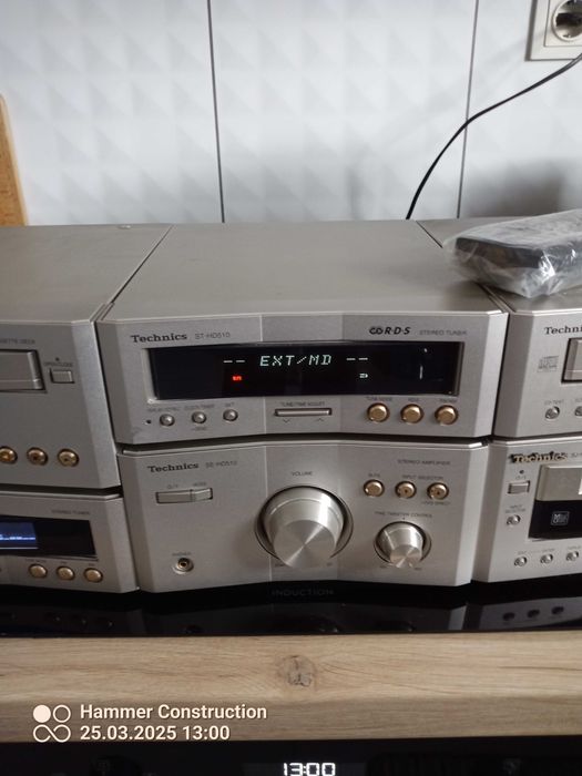 Mega Unikat Technics  HD510-MD710 jedyna taka Pasmo widma oryg. pilot jedyna taka