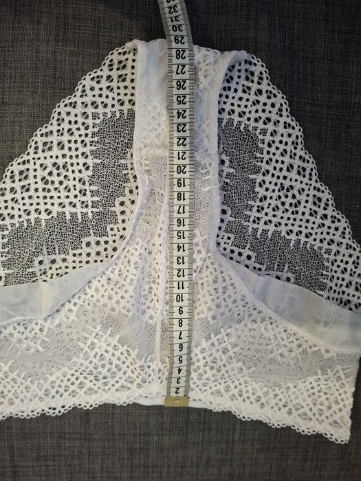 Białe koronkowe brazyliany Esotiq M/38