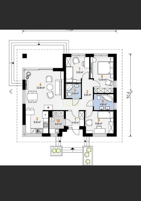 Nowy dom Radzymin/Ludwinów/4 pokoje /dzialka 660m2