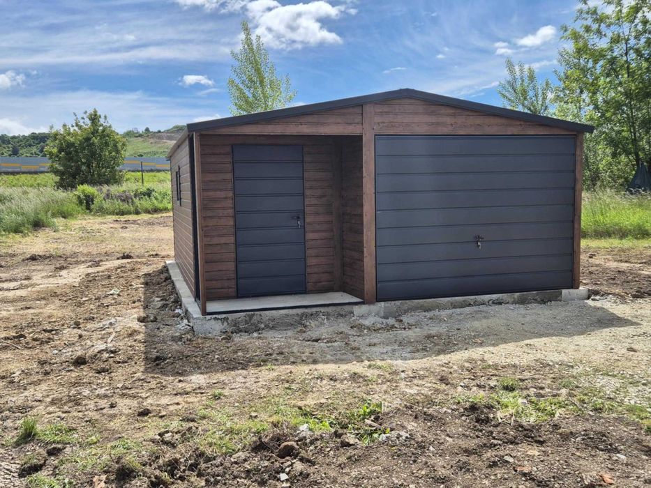 Garaż blaszany 6x5 Dwustanowiskowy Profil /Ry-Stal