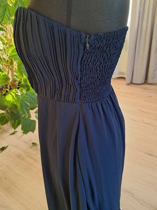 Sukienka maxi granatowa 42 44 46