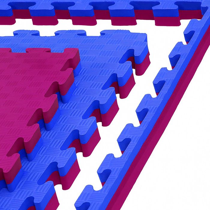 Mata puzzel piankowe 1x1m pod sprzęt na siłownie ZESTAW 4szt 2x2m  4cm