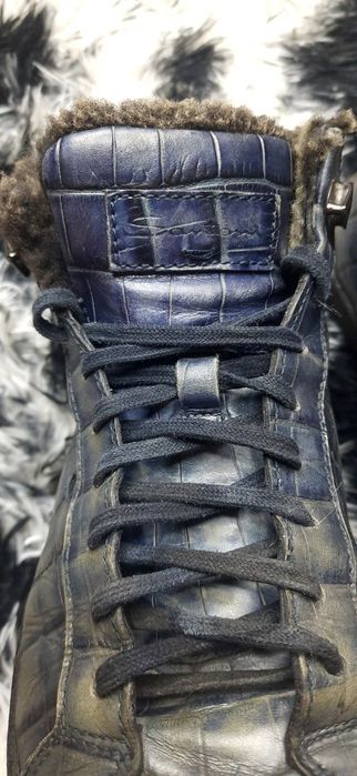 Ботинки черевики Santoni prada sneakers