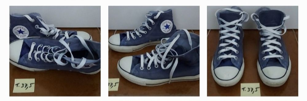 Converse de pele ou em tecido tamanho 36,5, 37 ou 37,5...