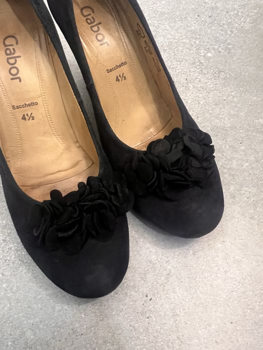 Półbuty damskie czułenka eleganckie na obcasie Gabor 37.5