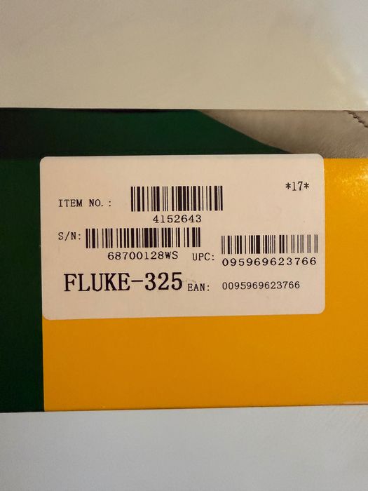 Miernik cęgowy AC 400A prawdziwej wartości skutecznej CAT III 600V FLUKE - 325
