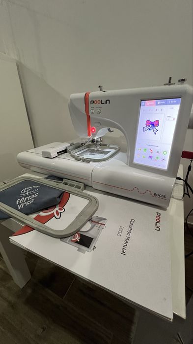 máquina de bordar Poolin EOC05 Como nova