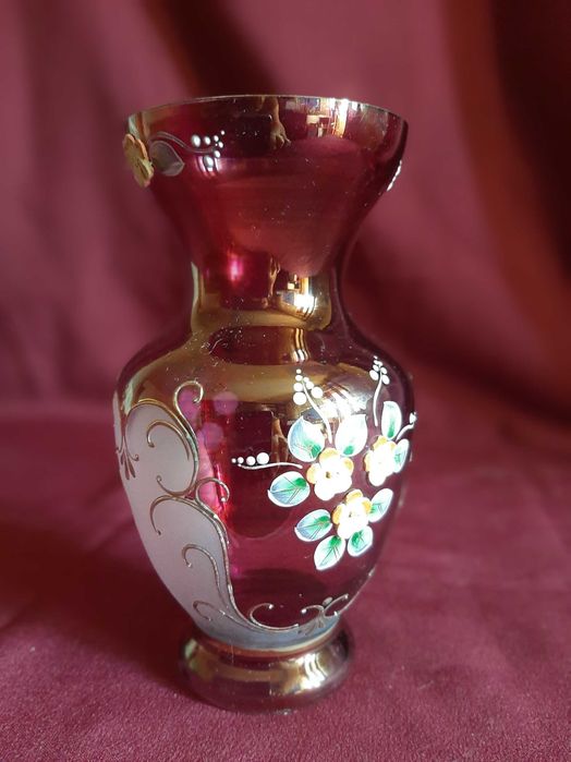 Ваза богемське скло.