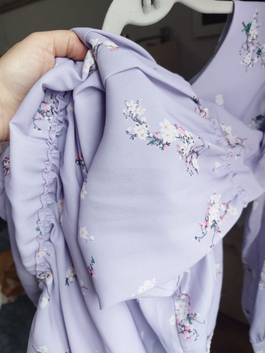 Sukienka w łączkę Mohito,L,nowa z metką