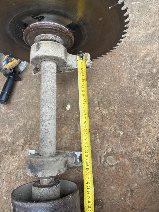 Walek os do cyrkularki wraz z tarcza 40 cm