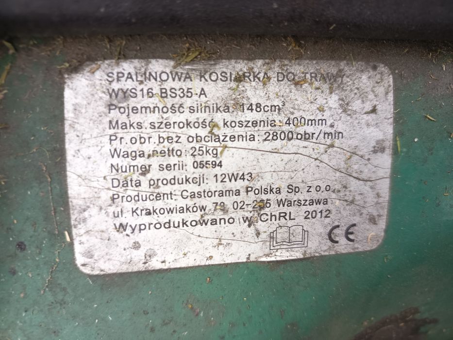 Kosiarka Briggs&Stratton 450series, 148cm3,40 cm szer.